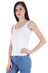 Stylish Multicoloured Cotton Solid Regular Camisoles For Women-thumb2