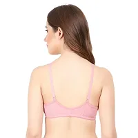 Stylish Multicoloured Cotton Solid Non Padded Bras For Women Pack Of 3-thumb1