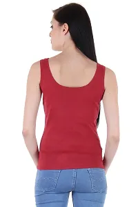 Stylish Multicoloured Cotton Solid Regular Camisoles For Women-thumb1