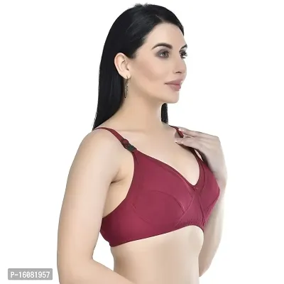 Desiprime Women Stylish Non Padded B Cup Feeding Bra 40 Maroon-thumb2