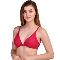 Poly Cotton B Cup Front Closer Bra-thumb1