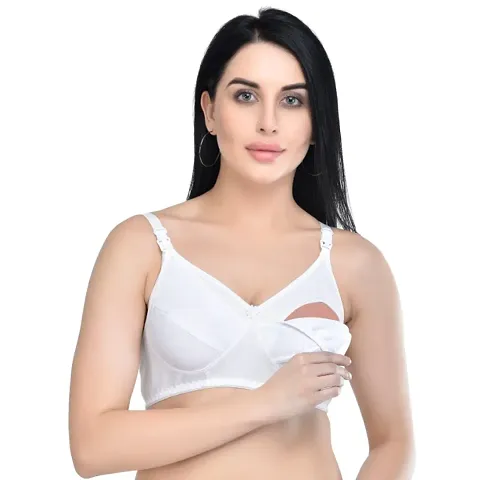 MMV Women's Rich Non-Padded Wirefree T-Shirt Bra - Pack of 2