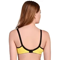 Needytime C Cup Poly Cotton Feeding Bra Set of 2 (Rani/Yellow)-thumb2