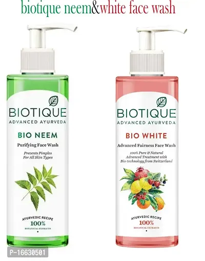 Biotique Bio Neembiowhite Face Wash 200 200 Combo Kit Skin Care Face Wash-thumb0