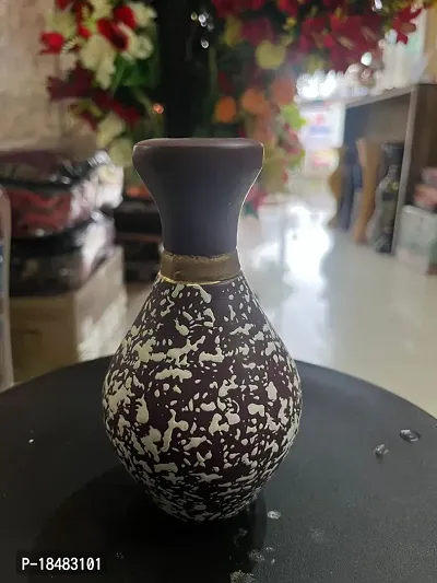 Classic Wooden Pot For Home, Office Decoration And Gift Item 9Inch Vase