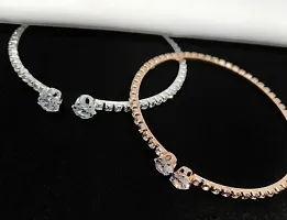 Trendy Rhinestone Bracelet For Girl  Women ( PACK OF 2 )-thumb2