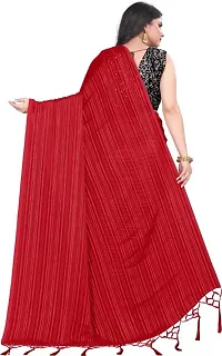 New Trendy Chiffon Solid Saree with Blouse piece-thumb1