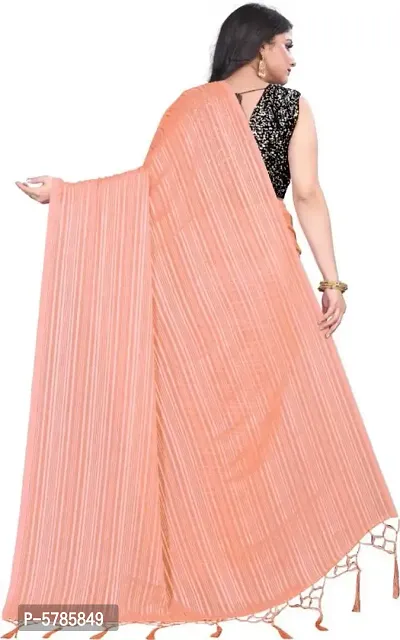 New Trendy Chiffon Solid Saree with Blouse piece-thumb2