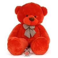 Truelover Soft Toy Teddy Bear Cute Loveable Gifts for Kids and Girls, anniversarry Gift for Wife 4 feet Red New Edition for Gifting-thumb1