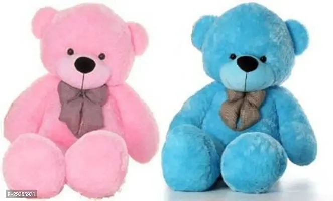 Classic Multicoloured Teddy Bear Pack Of 2