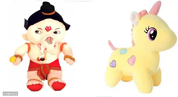 Beautiful Multicoloured Soft Toys For Kids Pack Of 2