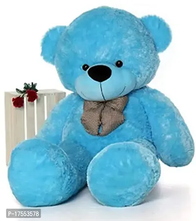 Truelover Soft Toy Teddy Bear Cute Loveable Gifts for Kids and Girls, anniversarry Gift for Wife 4 feet Sky Blue New Edition for Gifting
