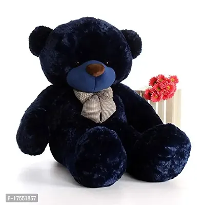 Truelover Soft Toy Teddy Bear Cute Loveable Gifts for Kids and Girls, anniversarry Gift for Wife 2 feet Navy Blue New Edition for Gifting