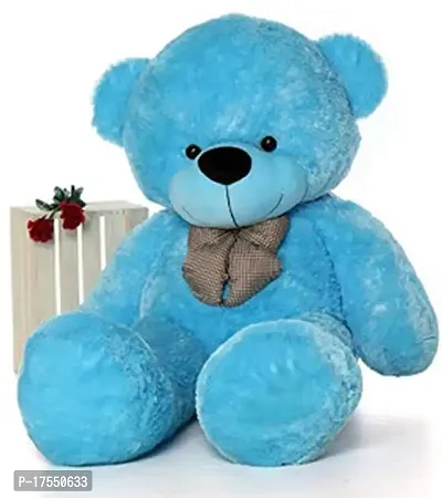 Truelover Soft Toy Teddy Bear Cute Loveable Gifts for Kids and Girls, anniversarry Gift for Wife 3 feet Sky Blue New Edition for Gifting