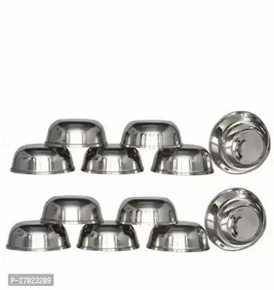 Stainless Steel Bowls Set Of 12 Pcs For Serving