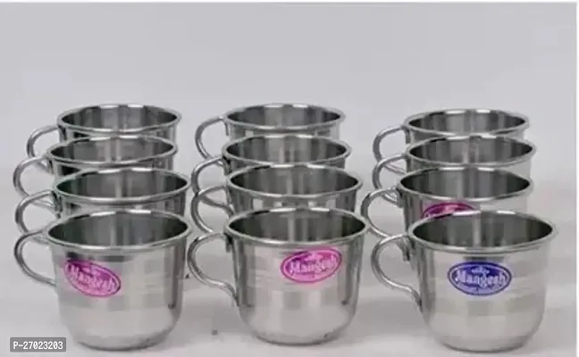 Stainless Steel Cup Set Of 12Pc-thumb0
