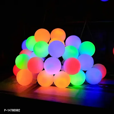 XUEBIN 15 Meter Globe String Lights for Christmas Decoration Multicolor Led Light for Home Decor Birthday Parties Bedroom Wall Decoration Wedding Functions Indoor Outdoor Lights-thumb0