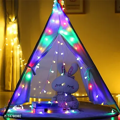 XUEBIN 15 Meter Globe String Lights for Christmas Decoration Multicolor Led Light for Home Decor Birthday Parties Bedroom Wall Decoration Wedding Functions Indoor Outdoor Lights-thumb4