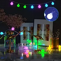 XUEBIN 15 Meter Globe String Lights for Christmas Decoration Multicolor Led Light for Home Decor Birthday Parties Bedroom Wall Decoration Wedding Functions Indoor Outdoor Lights-thumb4