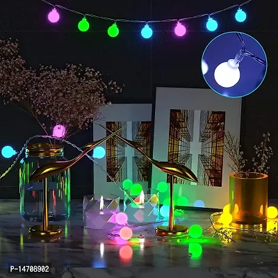 XUEBIN 15 Meter Globe String Lights for Christmas Decoration Multicolor Led Light for Home Decor Birthday Parties Bedroom Wall Decoration Wedding Functions Indoor Outdoor Lights-thumb5