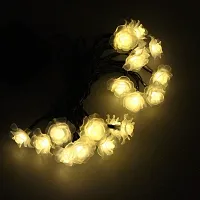 XUEBIN 4 Meter Led Flower String Light for Decoration Warm White 16 Led Blossom Flower Light for Diwali Decoration Outdoor-Indoor, Party, Wedding, Home Decoration Fairy Light-thumb3