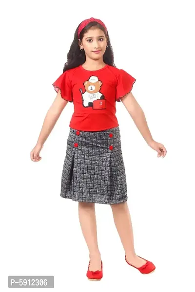 Teddy Red top with skirt-thumb0