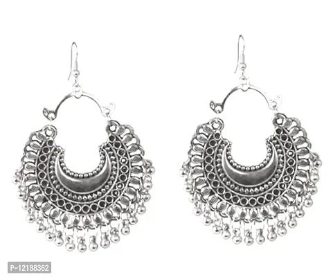 Silver Color Pearl Jhumka Earring For Girls and Women