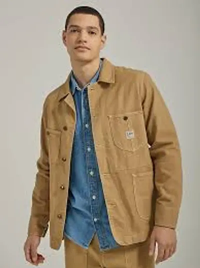 Reliable Coffee Denim Solid Ethnic Jackets For Men