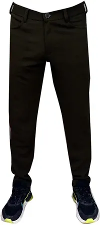 Mevan Stylish Blend Solid Regular Fit Trouser For Men