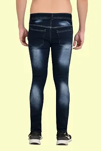 Classic Cotton Blend Solid Jeans for Men-thumb1