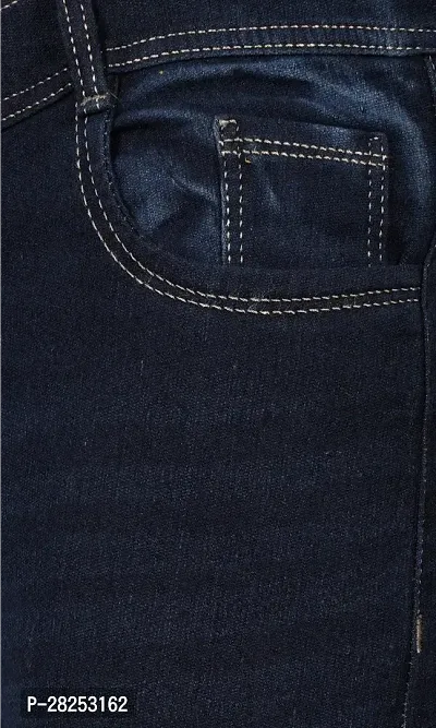 Stylish Cotton Blend Blue Jeans For Men-thumb3