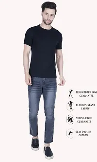 Fader Slim Fit Grey Plain Jeans-GP-thumb2