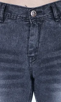 Fader Slim Fit Grey Plain Jeans-GP-thumb3