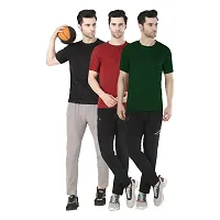 Trendy Fashionable Men Dri Fit Active Tshirts Combo of 3-thumb4