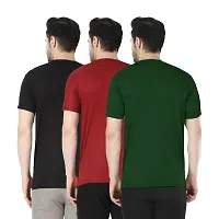 Trendy Fashionable Men Dri Fit Active Tshirts Combo of 3-thumb3