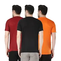 Trendy Fashionable Men Dri Fit Active Tshirts Combo of 3-thumb1