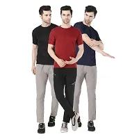 Trendy Fashionable Men Dri Fit Active Tshirts Combo of 3-thumb3