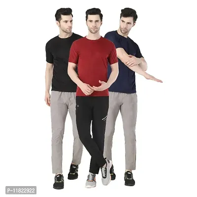 Trendy Fashionable Men Dri Fit Active Tshirts Combo of 3-thumb4