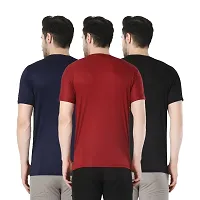 Trendy Fashionable Men Dri Fit Active Tshirts Combo of 3-thumb2