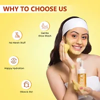 Grow Young Turmeric  Aloe Vera Foam Face Wash | For Clean  Clear Skin | Gentle Exfoliation  Unclog Pores | Instant Brightness | 100 ml-thumb1