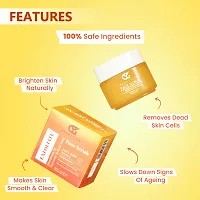 Grow Young Turmeric  Aloe Vera Face Scrub | Gentle Exfoliation for Smooth, Clear, and Glowing Skin | Depigmentation  Dead Skin Cell Removal | 100 gm-thumb1