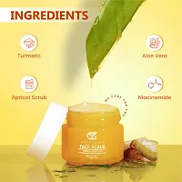 Grow Young Turmeric  Aloe Vera Face Scrub | Gentle Exfoliation for Smooth, Clear, and Glowing Skin | Depigmentation  Dead Skin Cell Removal | 100 gm-thumb3