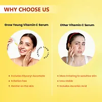 Grow Young Turmeric  Aloe Vera Face Serum | Vitamin C Serum for Glowing Skin | Anti-Aging Magic | 30 ml-thumb2