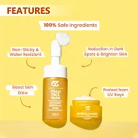 Grow Young Skincare Duo: Matte Finish SPF 18+ Moisturizer  Sunscreen (50 ml) with Turmeric  Aloe Vera Foam Face Wash (100 ml) for Radiant Skin-thumb4