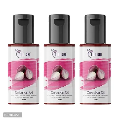 Tillari Onion Oil Premium Choice Hair Care Onion Oil Pack Of 3 (50 ml)
