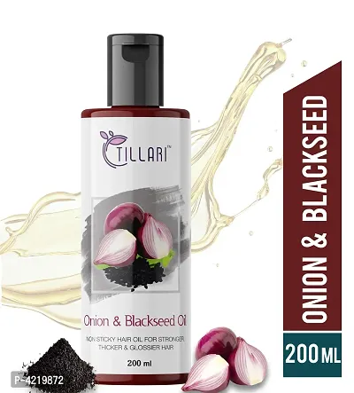 Tillari Onion  Blackseed Oil For Hair Fall Control  Hair Growth Oil Hair Oil (200 Ml)-thumb0