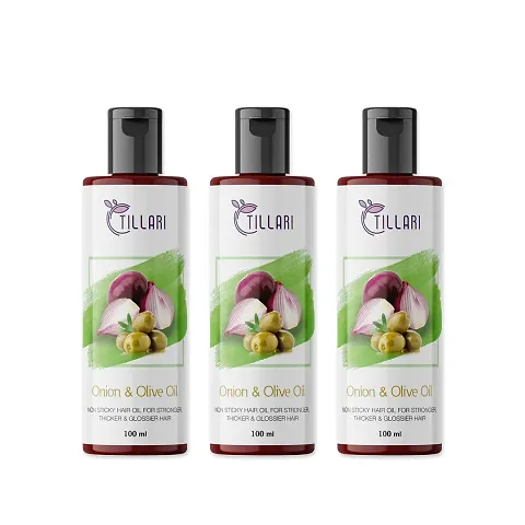 100% Pure And Natural Hair Oil For Intense Hair Growth Pack Of 3