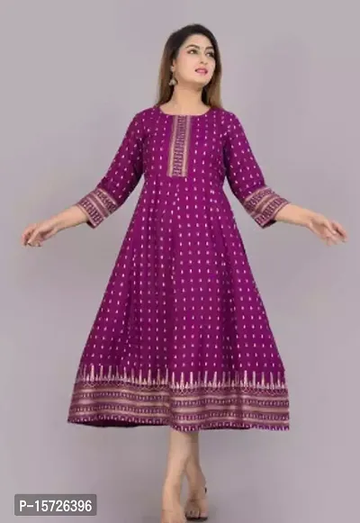 Stylish Fancy Rayon Kurta For Women-thumb0