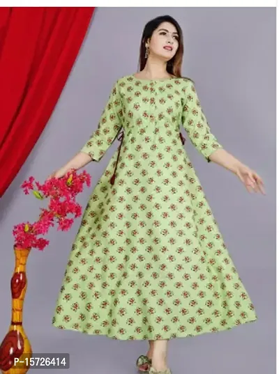 Stylish Fancy Rayon Kurta For Women-thumb0