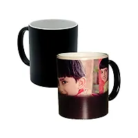 DAYS Customized/Personalized Black Magic Karwachauth Photo on Coffee Mug-Cup Diwali Gift | Diwali Gifts for Family/Friend | Best Gift Item | Mug for Coffee/Tea (1 pcs) 325ML-thumb1